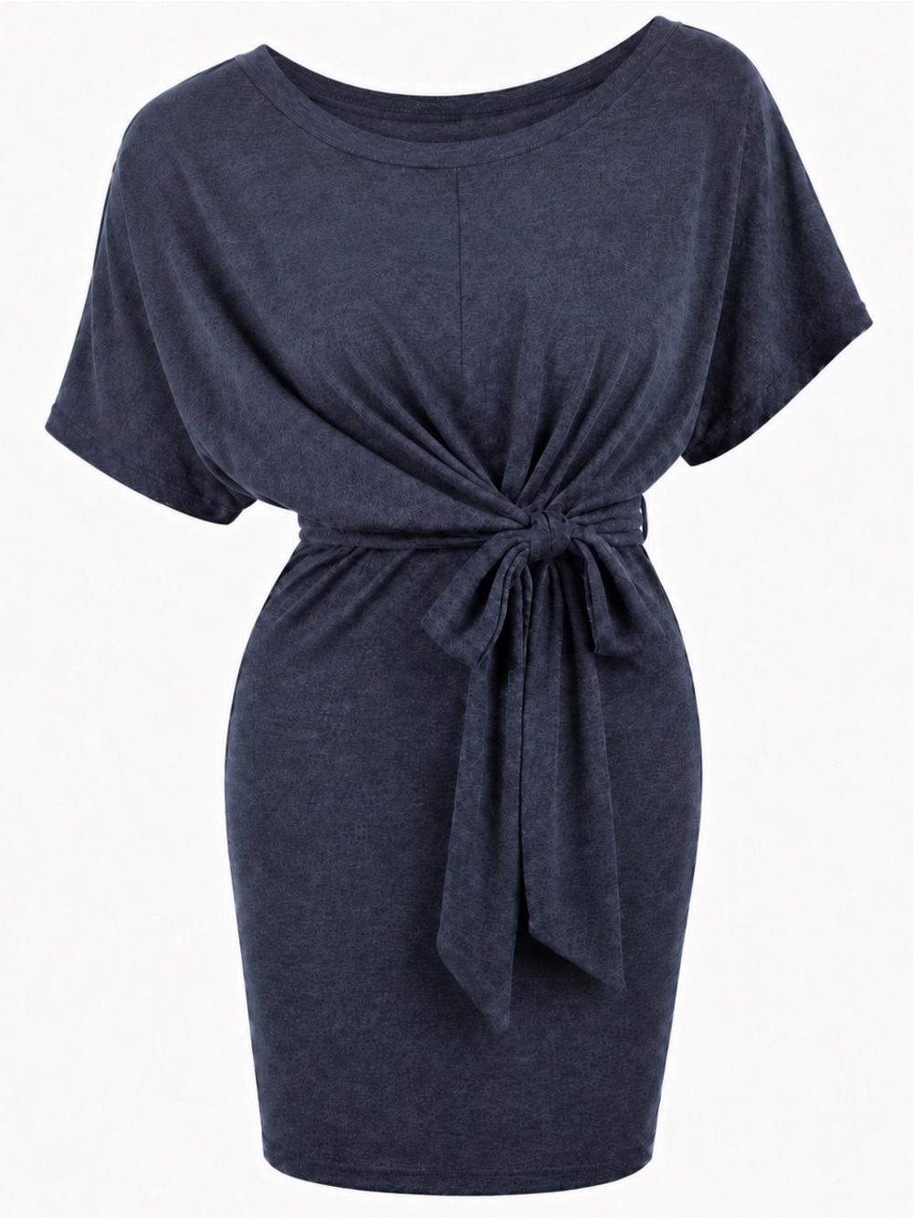 NWT Posh Shop LA Heathered Dress | Navy | Medium